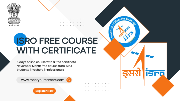 Top 3 ISRO Free Courses with Certificate