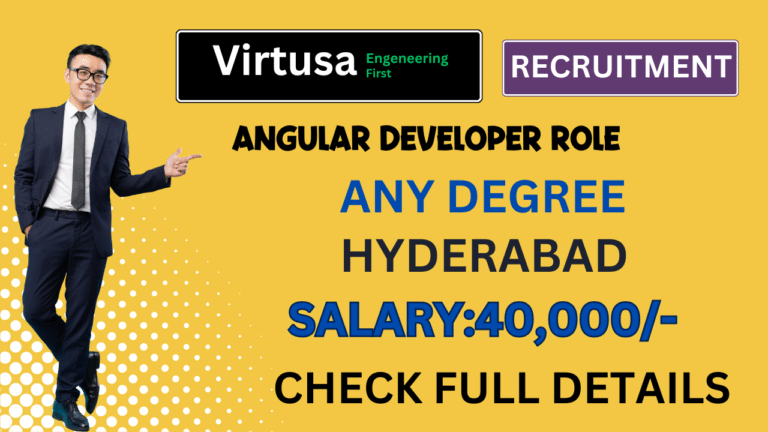 Virtusa Company Recruitment For 2025